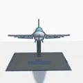 Mô hình máy bay chiến đấu F-16 Falcon ấn tượng - Thumbnail 2