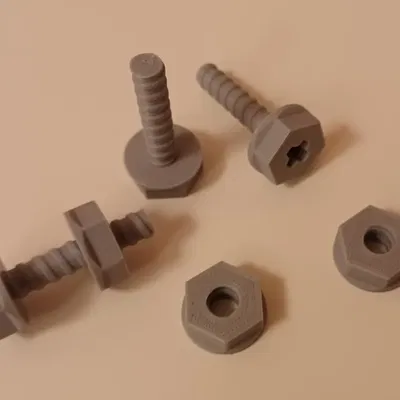 Bộ đồ chơi xây dựng ốc vít và bu lông cho trẻ em