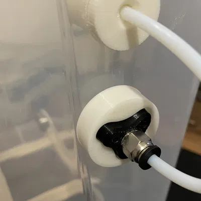 Đầu nối PTFE Terminator cho PC4-M6/M10 với nam châm 6x3mm