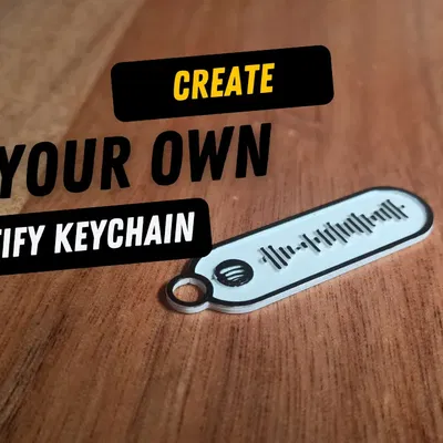 Chìa khóa đeo tay mã Spotify tự làm
