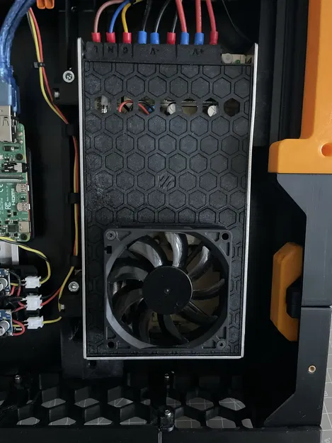 Nắp bảo vệ Meanwell LS350 cho quạt 80mm - Image 1