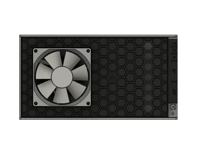 Nắp bảo vệ Meanwell LS350 cho quạt 80mm - Image 2