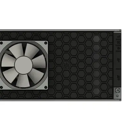 Nắp bảo vệ Meanwell LS350 cho quạt 80mm