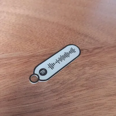 Chìa khóa đeo tay mã Spotify tự làm