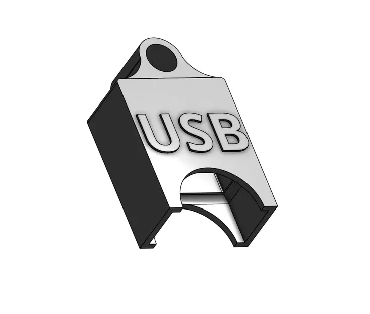 Móc khóa USB mini TPU cho bộ nhớ và đầu thu - Image 4