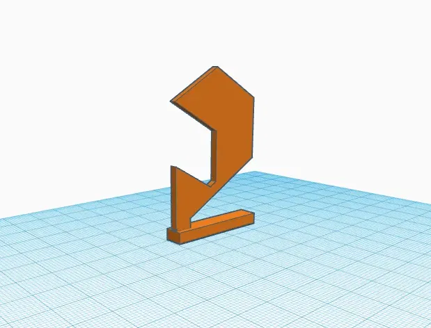 Logo in 3D với giá đỡ đứng vững chắc - Image 2