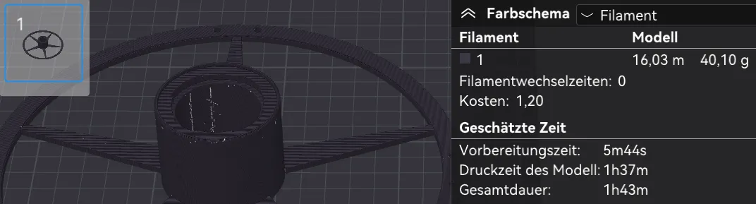 Giá đỡ cuộn filament nhẹ cho AMS và máy in 3D - Image 3