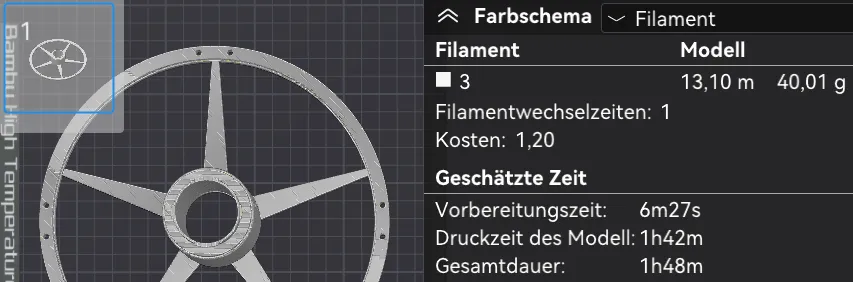 Giá đỡ cuộn filament nhẹ cho AMS và máy in 3D - Image 4