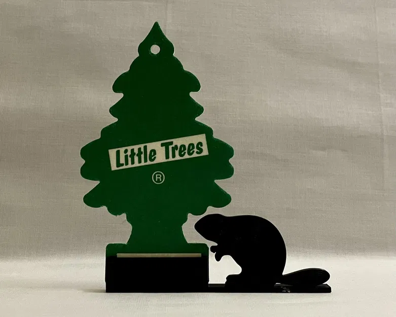 Giá đỡ tinh dầu Little Tree hình con hải ly - Image 2