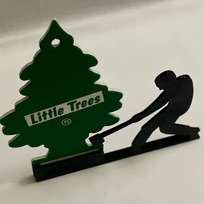 Giá đỡ nước hoa Little Tree hình người đốn gỗ