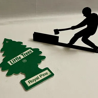 Giá đỡ nước hoa Little Tree hình người đốn gỗ