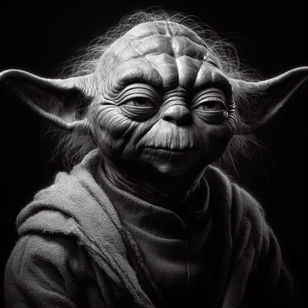 Chân dung Yoda trong công nghệ Hueforge - Image 1