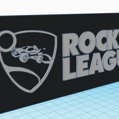Thẻ chìa khóa Rocket League với phông chữ tùy chỉnh