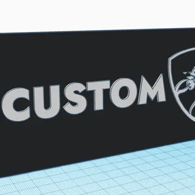 Thẻ chìa khóa Rocket League với phông chữ tùy chỉnh