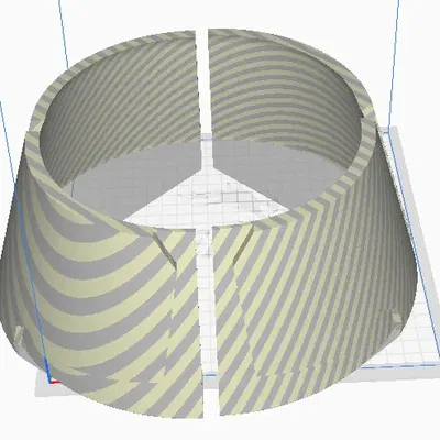 Cắt phần trên của mô hình để giảm hỗ trợ khi in