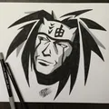 Huy hiệu ba lô Jiraiya cho fan Naruto - Thumbnail 2