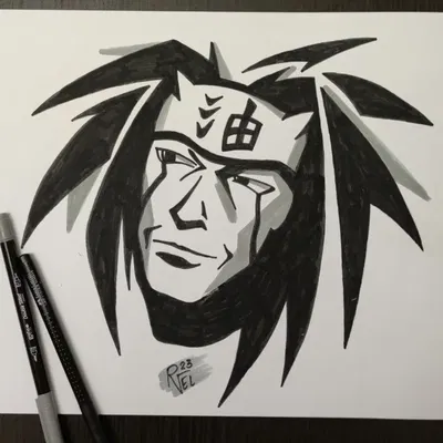 Huy hiệu ba lô Jiraiya cho fan Naruto