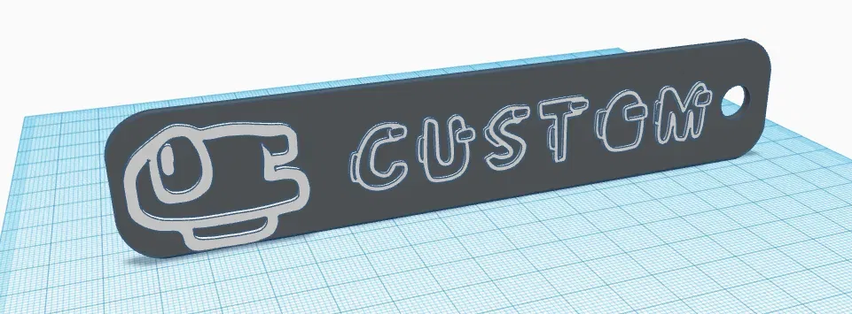 Thẻ tên Among Us cho cuộc thi móc khóa - Image 1