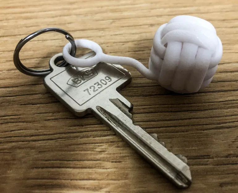 Móc khóa hình nắm đấm khỉ in được v1 - Image 1