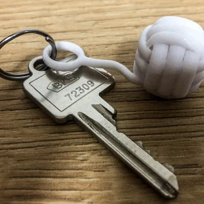 Móc khóa hình nắm đấm khỉ in được v1