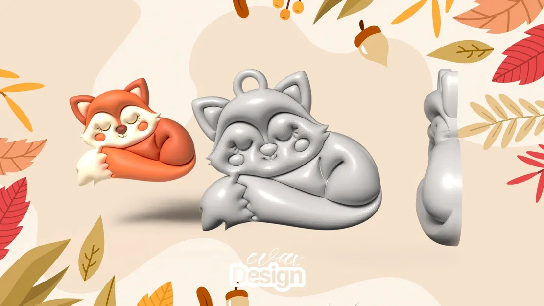 Chìa khóa hình cáo 2 cho tổ chức đồ vật - Image 1