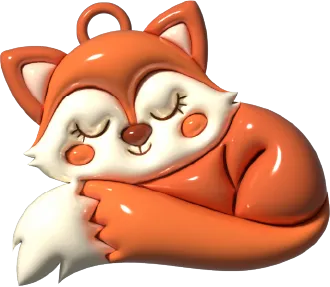 Chìa khóa hình cáo 2 cho tổ chức đồ vật - Image 2