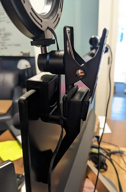 Giá đỡ màn hình cho đèn và webcam kiểu kẹp - Image 1