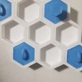 Giá đỡ chìa khóa hình lục giác hiện đại với nhiều kích th... - Thumbnail 1