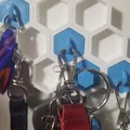 Giá đỡ chìa khóa hình lục giác hiện đại với nhiều kích th... - Thumbnail 2