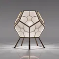 Đèn Dodecahedron với thiết kế hình học và kỹ thuật Kumiko - Thumbnail 1