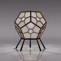 Đèn Dodecahedron với thiết kế hình học và kỹ thuật Kumiko - Thumbnail 6