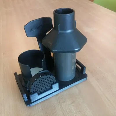 Trạm tổ chức Aeropress tiện lợi cho nhà bếp