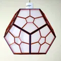 Đèn Dodecahedron với thiết kế hình học và kỹ thuật Kumiko - Thumbnail 13