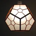 Đèn Dodecahedron với thiết kế hình học và kỹ thuật Kumiko - Thumbnail 14