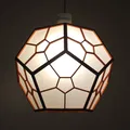 Đèn Dodecahedron với thiết kế hình học và kỹ thuật Kumiko - Thumbnail 16