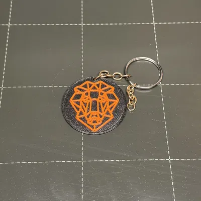 Móc khóa nghệ thuật hình sư tử