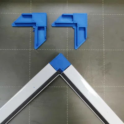 Góc khung lưới cửa sổ - 5/16" x 3/4" bằng nhôm