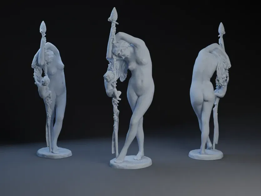 Bacchante à l’Amour, tác phẩm điêu khắc năm 1892 - Image 1