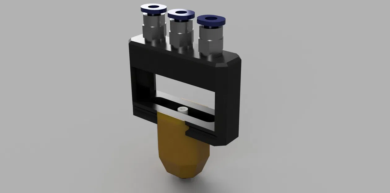 Bộ chuyển đổi ống PTFE ba chiều cho máy in Prusa XL - Image 1