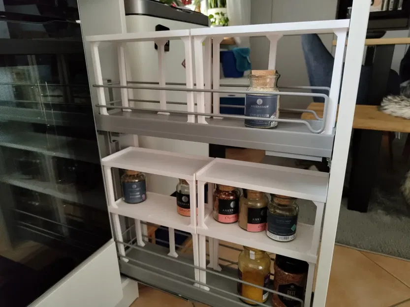 Giá đỡ gia vị cho tủ trượt rộng 10cm - Image 1