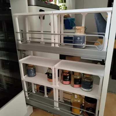 Giá đỡ gia vị cho tủ trượt rộng 10cm