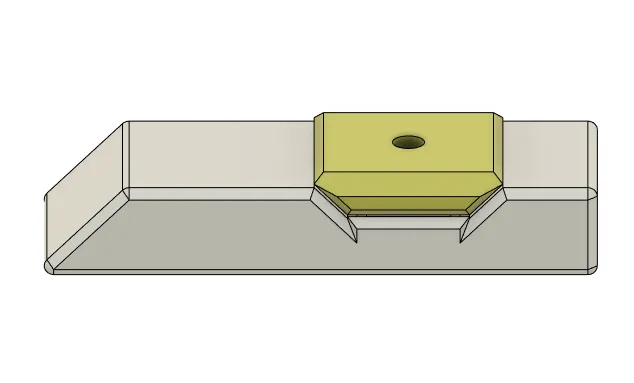 Giá đỡ giấy nhám 20mm x 60mm với vít M3 - Image 3