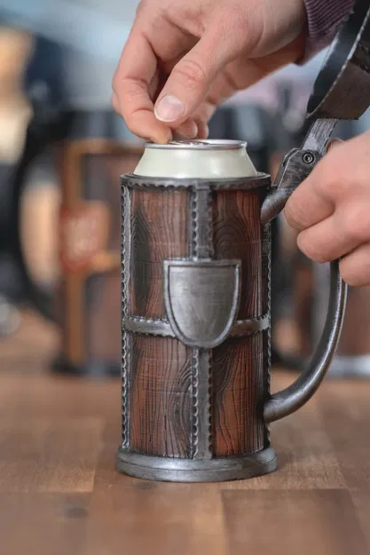 Giá đỡ bình bia Humpen 0.5l với nắp bảo vệ - Image 6