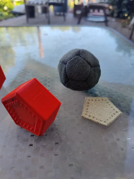 Dụng cụ đóng dấu hình cầu cho bóng đá và hacky sack - Image 2