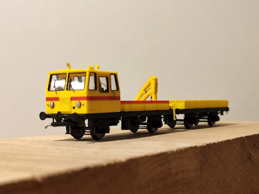 Wózek motorowy Drezyna Kolzam WŻA-10 tỷ lệ 1:120 - Image 6