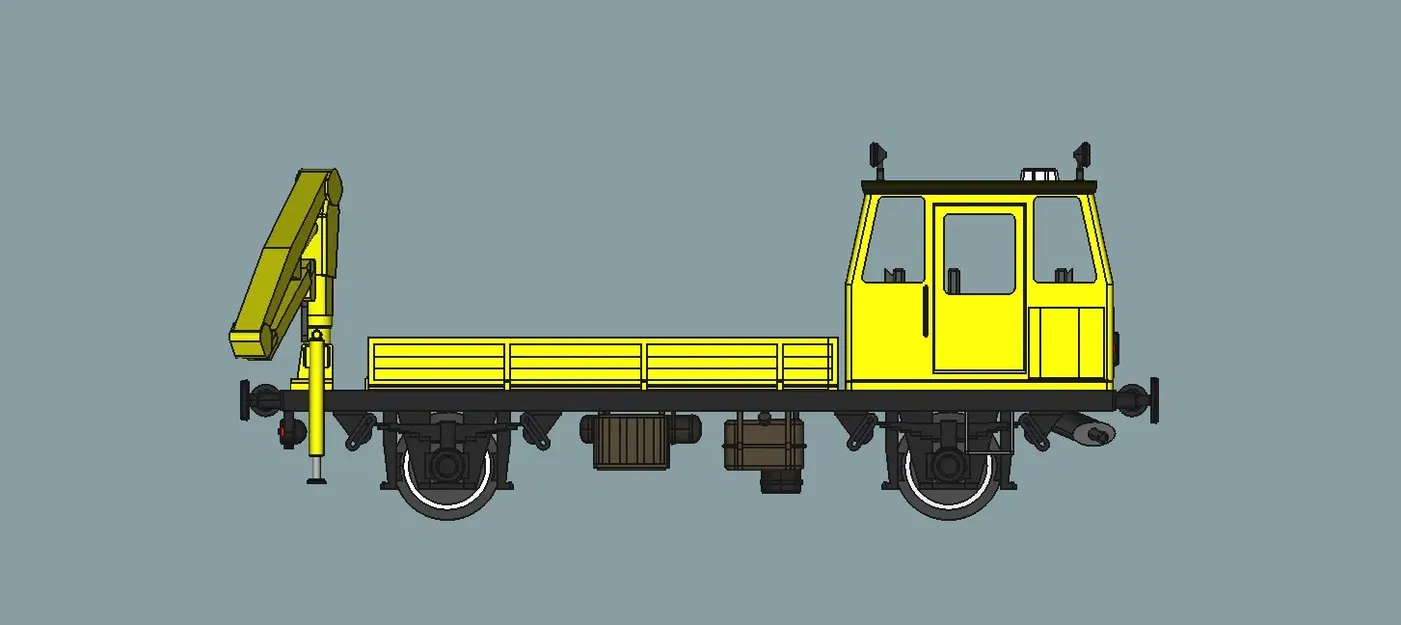 Wózek motorowy Drezyna Kolzam WŻA-10 tỷ lệ 1:120 - Image 8