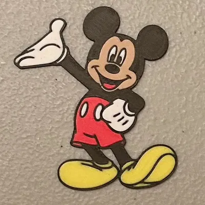 Nam châm Mickey Mouse đa sắc màu 5 màu