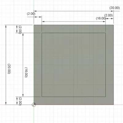 Bài kiểm tra độ bền của mô hình khối hình vuông 20x20mm