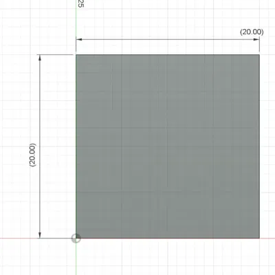 Bài kiểm tra độ bền của mô hình khối hình vuông 20x20mm