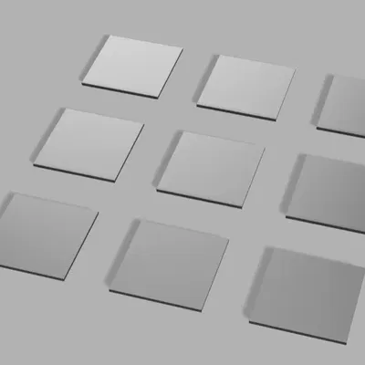 Bài kiểm tra lớp đầu tiên hoàn hảo với 9 hình vuông 50x50mm